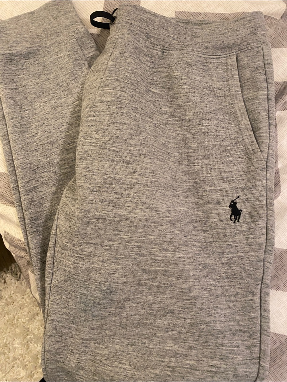 Ralph Lauren Grey Polo Jogger Sweatpants